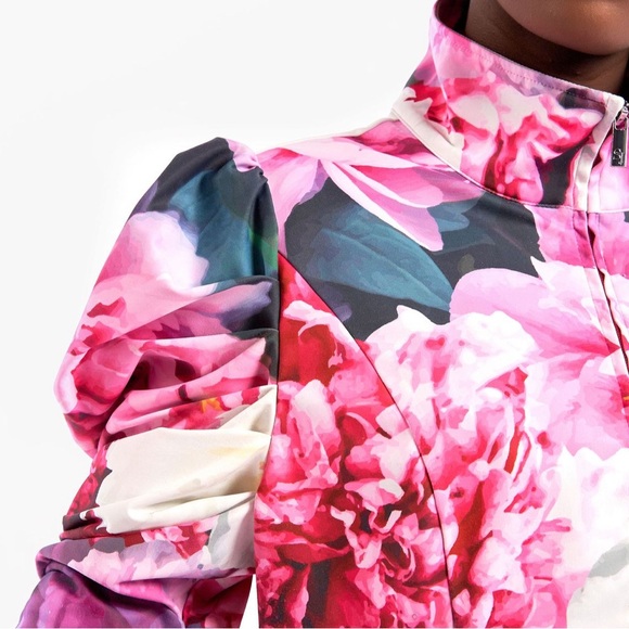 Sassy Jones Kristyn Draped Jogger Jacket - Floral Essence NWT (Jacket Only) - Picture 4 of 8